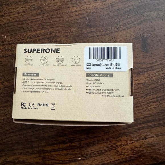 2 in 1 usb and cigarette car outlet - Picture 2 of 2